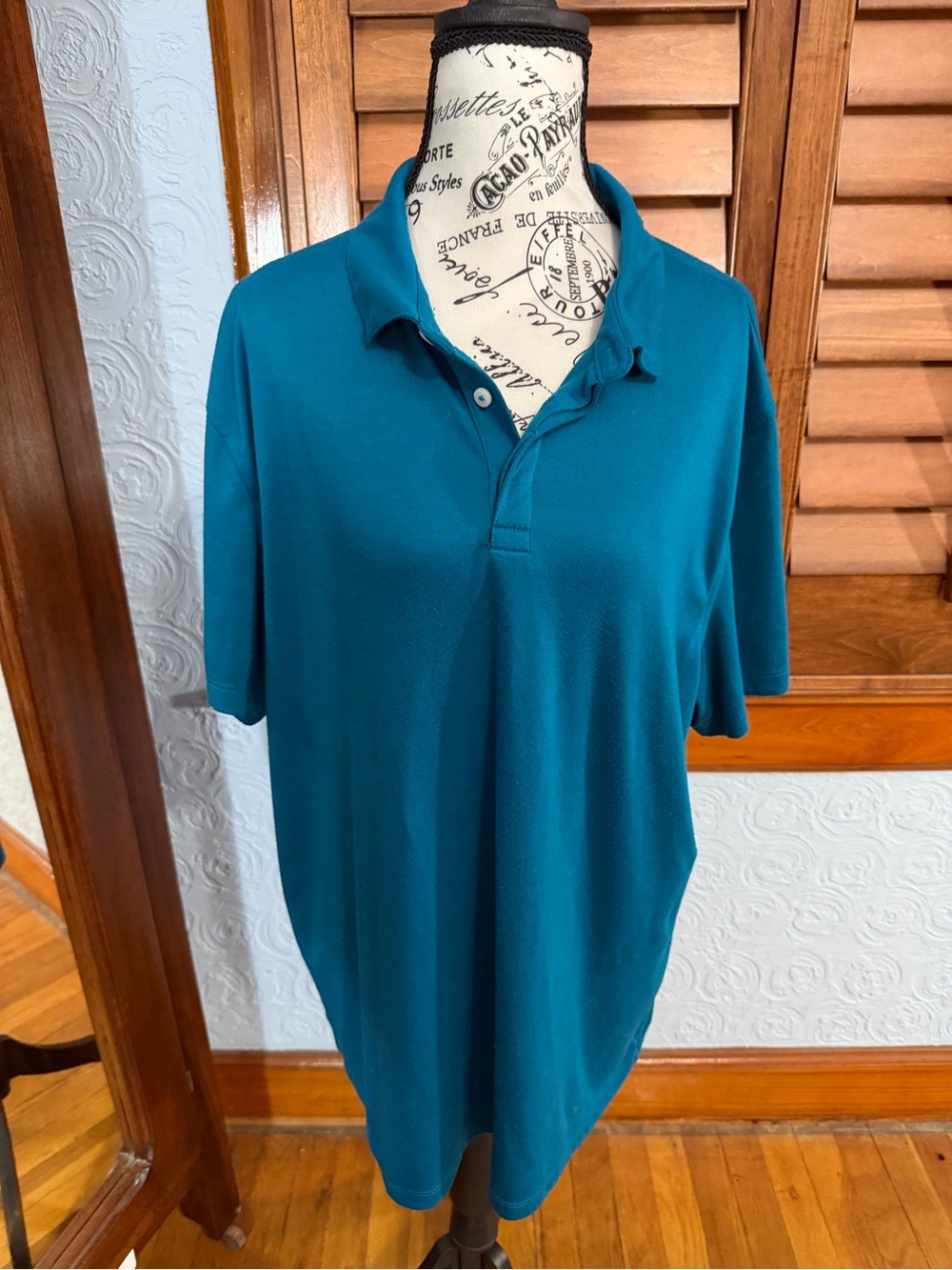 bcg Teal Green Short-Sleeve Polo Shirt